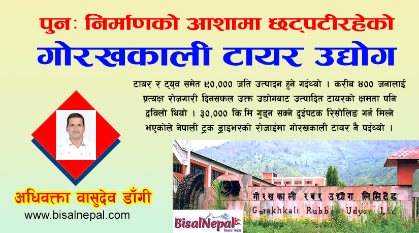 पुनः निर्माणको आशामा छट्पटीरहेको गोरखकाली टायर उद्योग